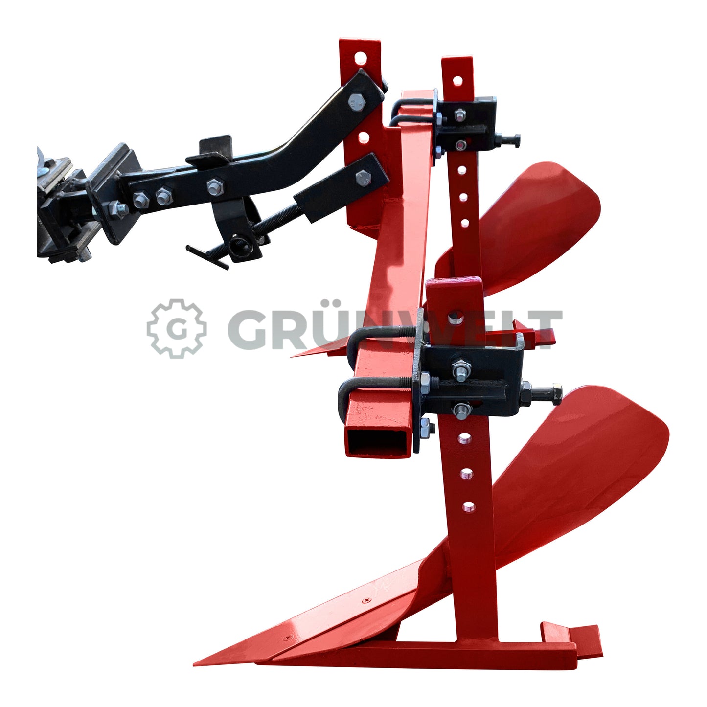 2 Grünwelt GW-PF01 plows with double clutch