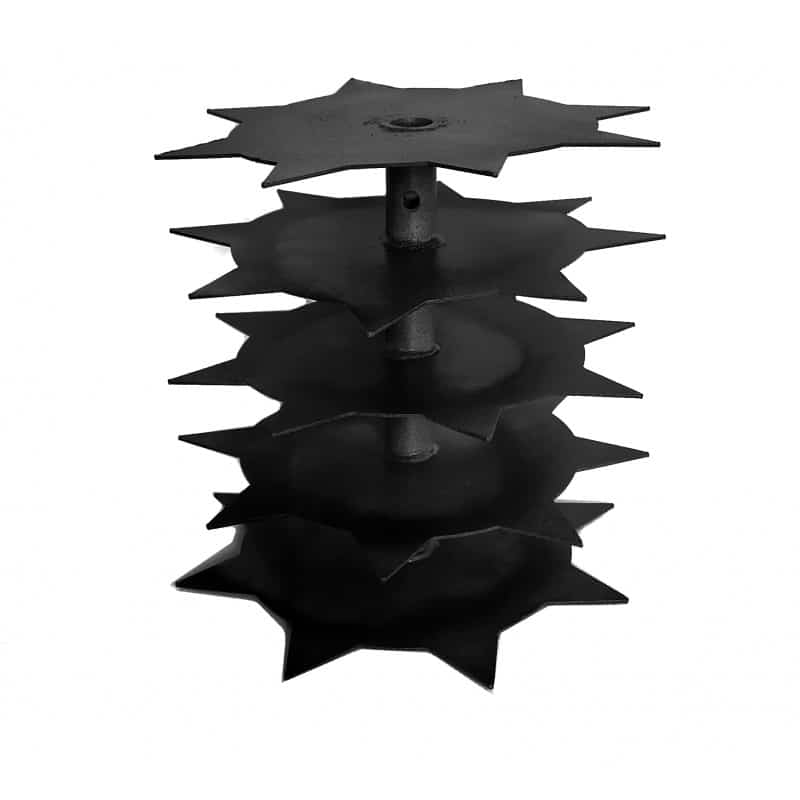 Vertikutierer für Motorhacke mit Achsdurchmesser 20 mm