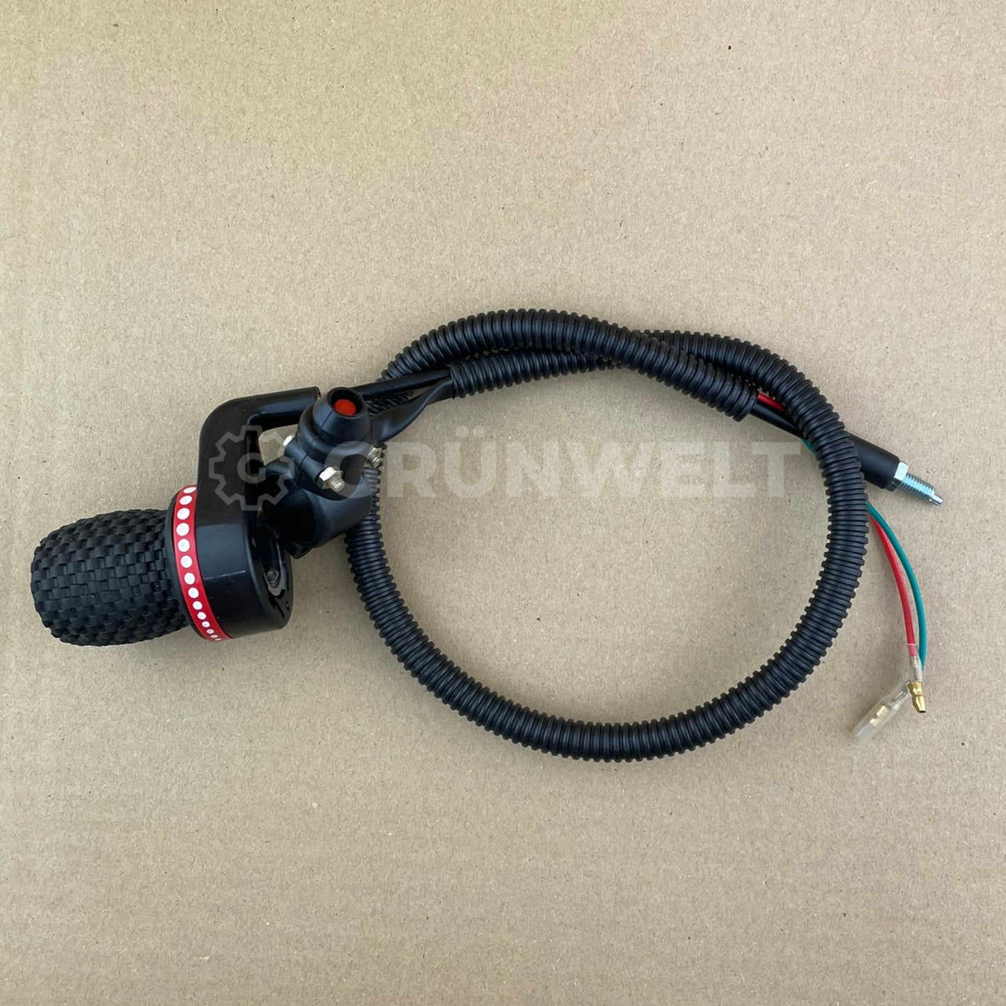 Puño del acelerador con cerradura de encendido para motor fueraborda Grünwelt GW-170FC