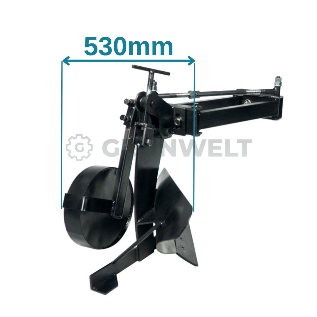 Plough with support wheel Grünwelt GW-PF03