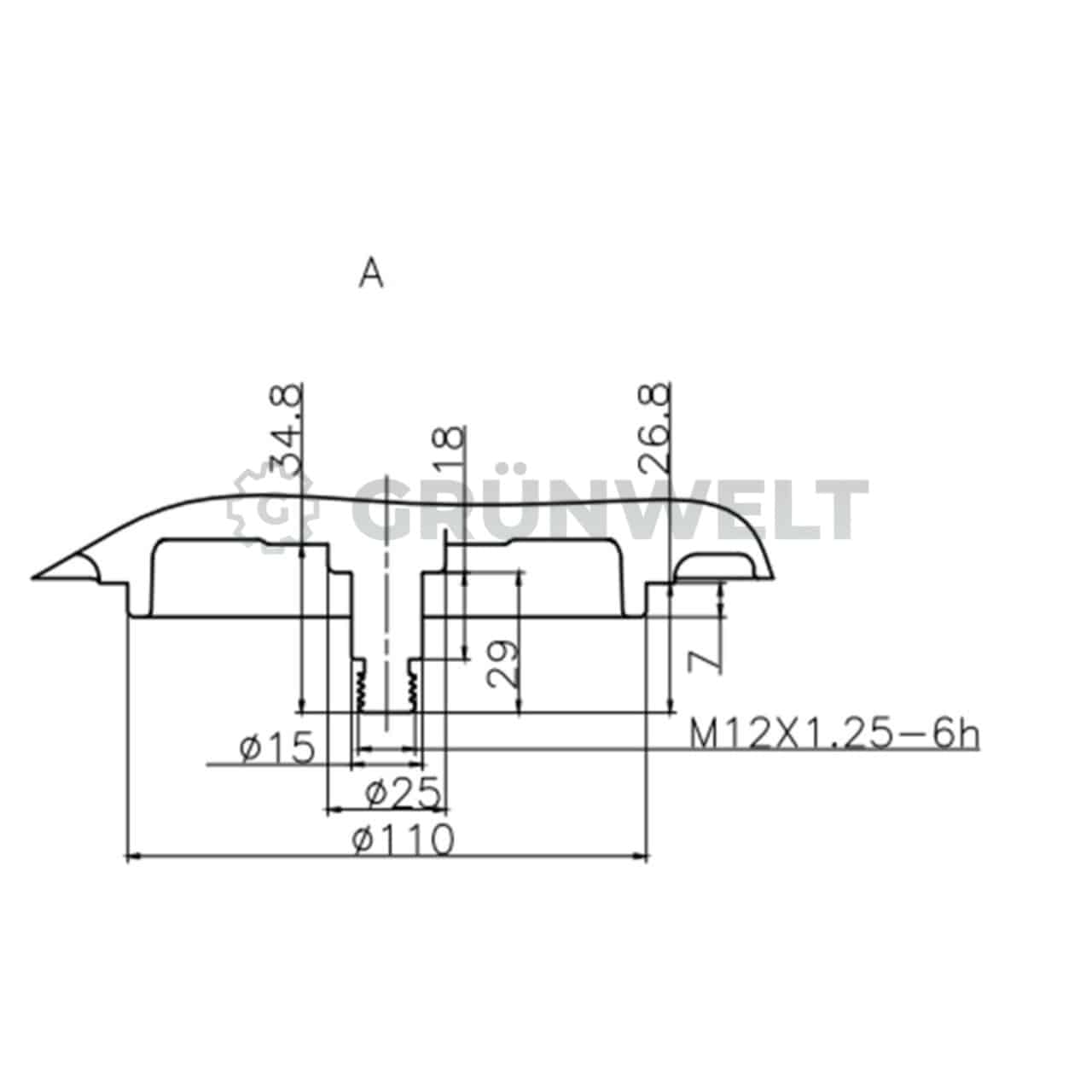 Benzinmotor Loncin LC165F-3H