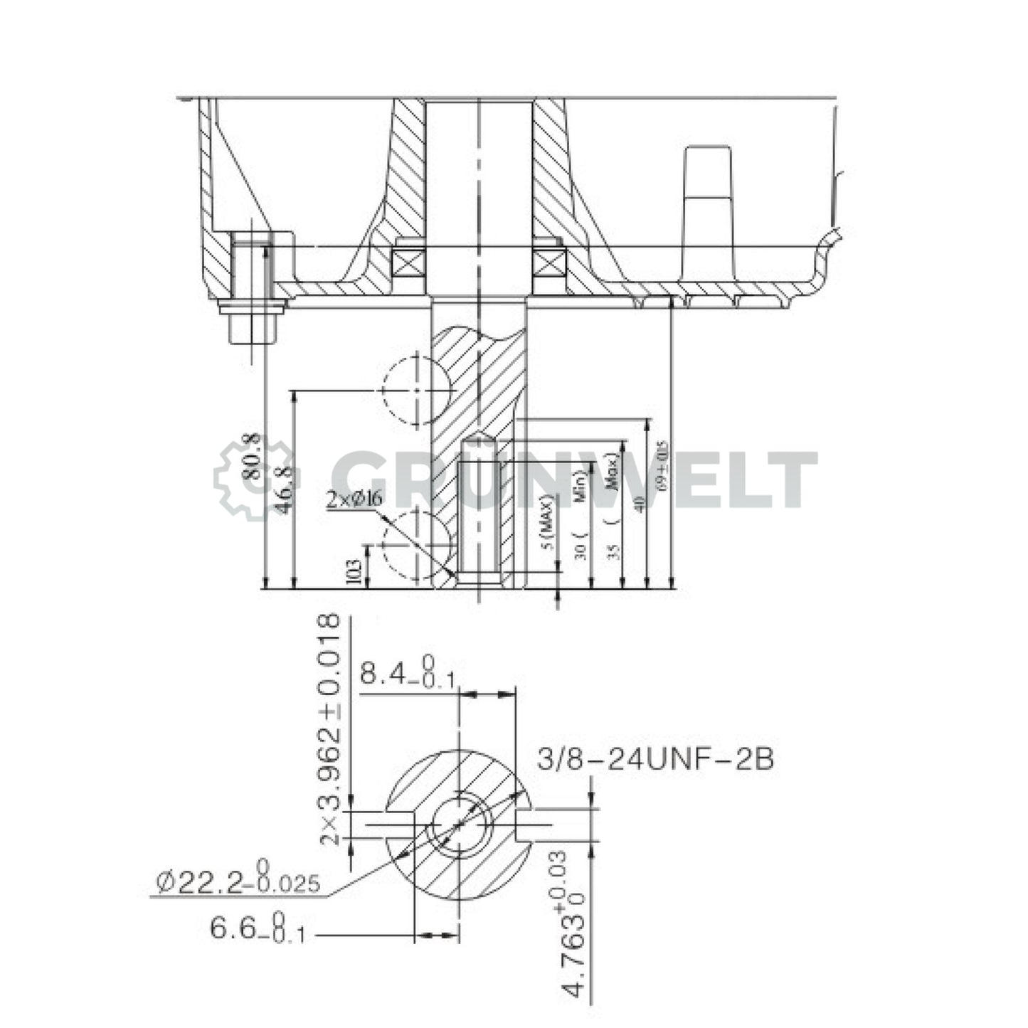 Loncin LC1P75F gasoline engine