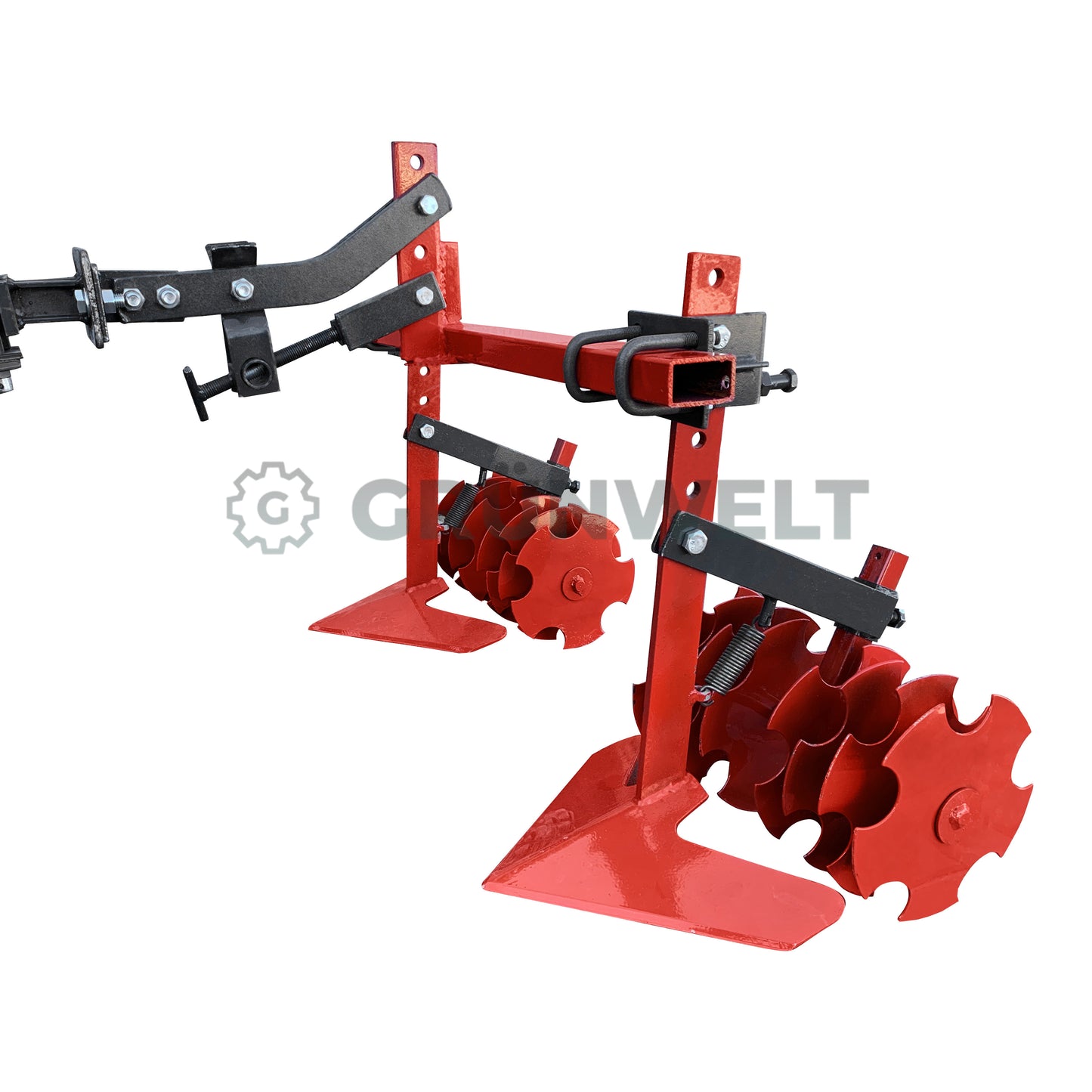 2 Grubber mit Scheibenegge Grünwelt GW-PP03 mit Doppelkupplung