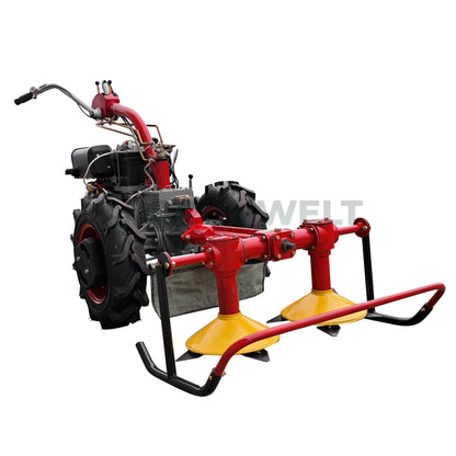 Einachser Motor-Sich MS110DE SET con cortacésped giratorio Motor-Sich MS-KRN-2S