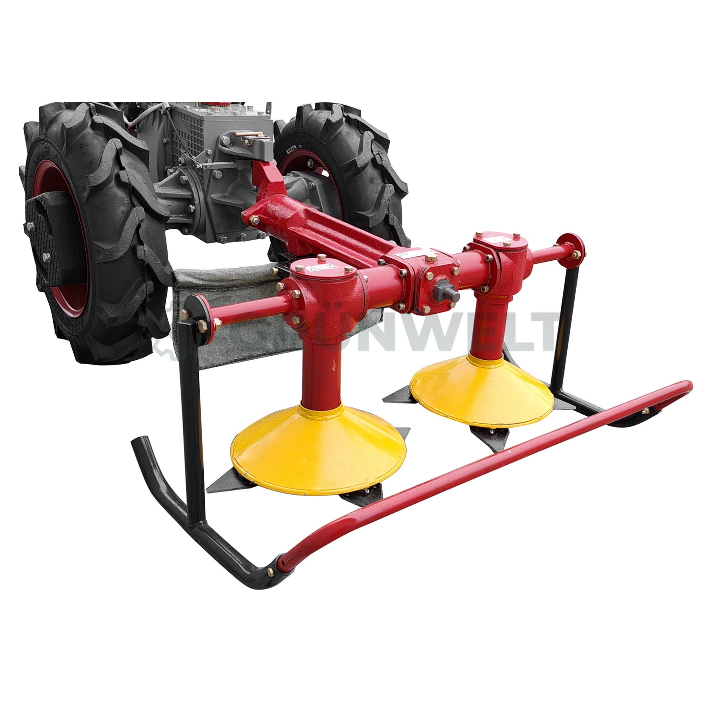 Einachser Motor-Sich MS110DE SET con cortacésped giratorio Motor-Sich MS-KRN-2S