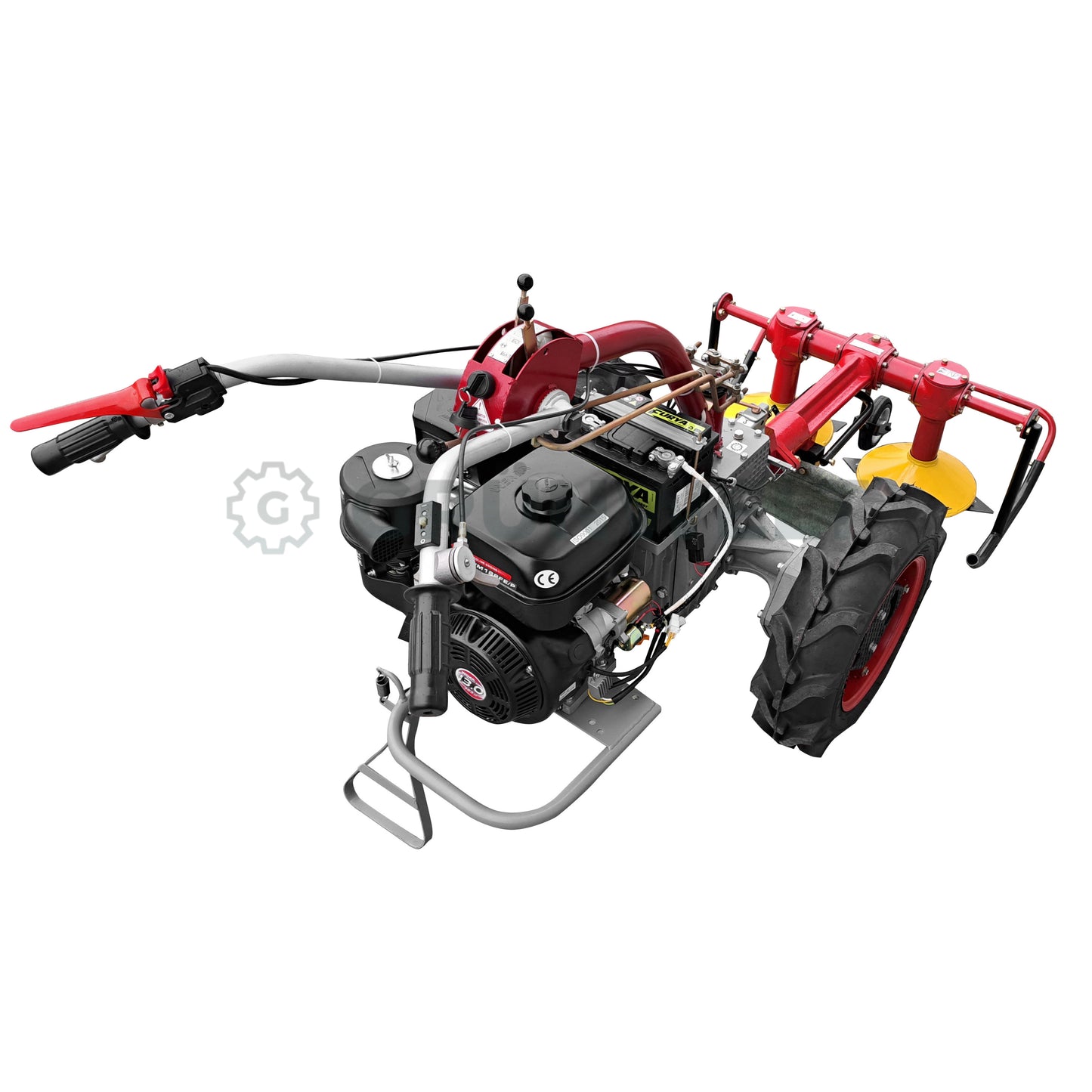 Einachser Motor-Sich MS113E SET con desbrozadora Motor-Sich MS-KRN-2S