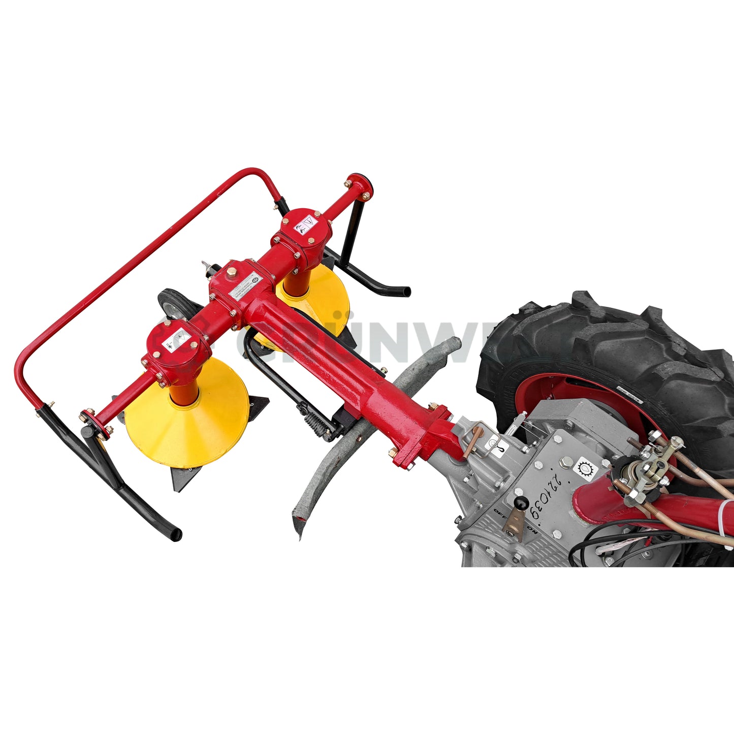 Einachser Motor-Sich MS113E SET con desbrozadora Motor-Sich MS-KRN-2S