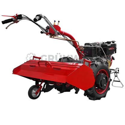 Einachser Motor-Sich MS110DE SET con fresadora de suelo Motor-Sich MS-KRN-2V