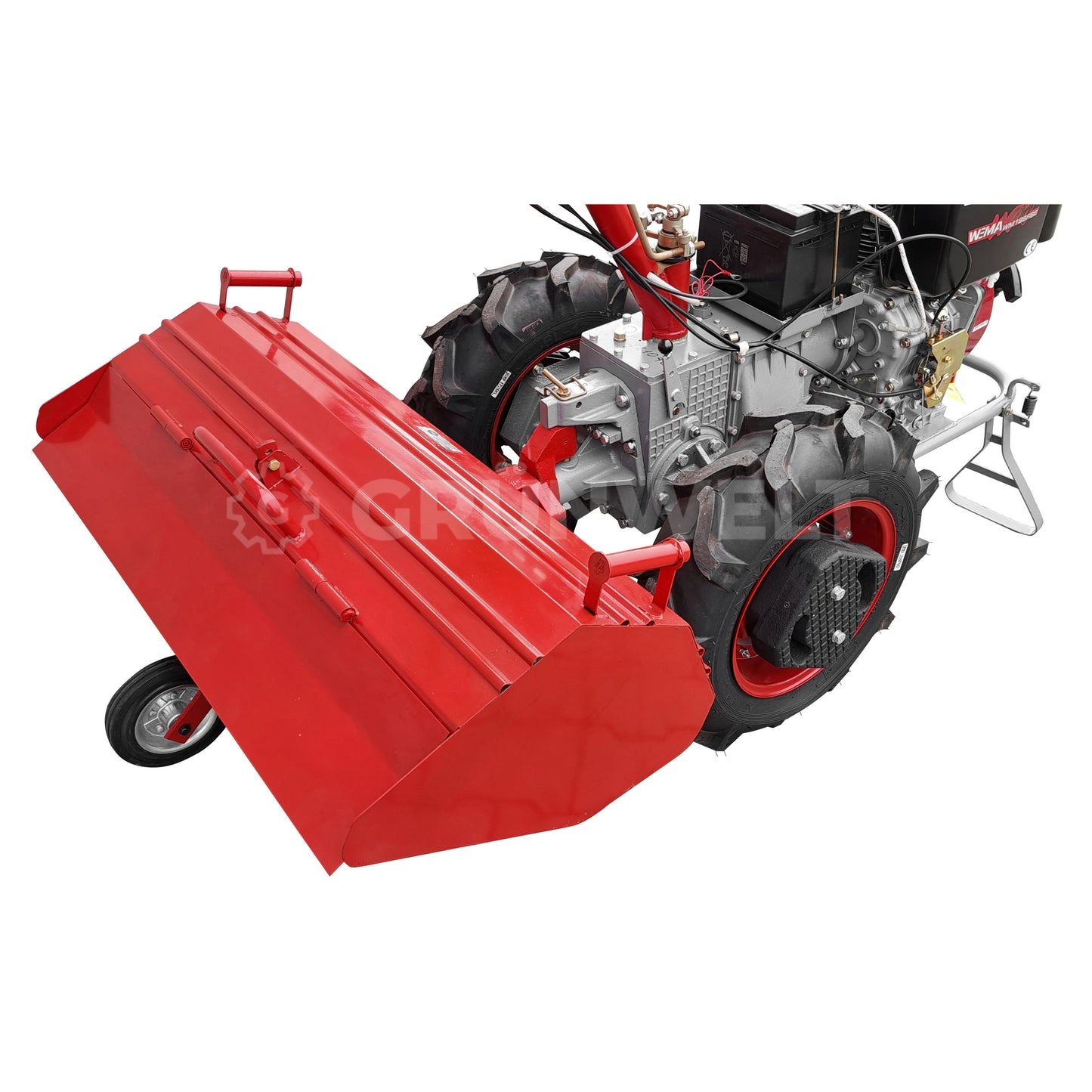 Einachser Motor-Sich MS110DE SET con fresadora de suelo Motor-Sich MS-KRN-2V