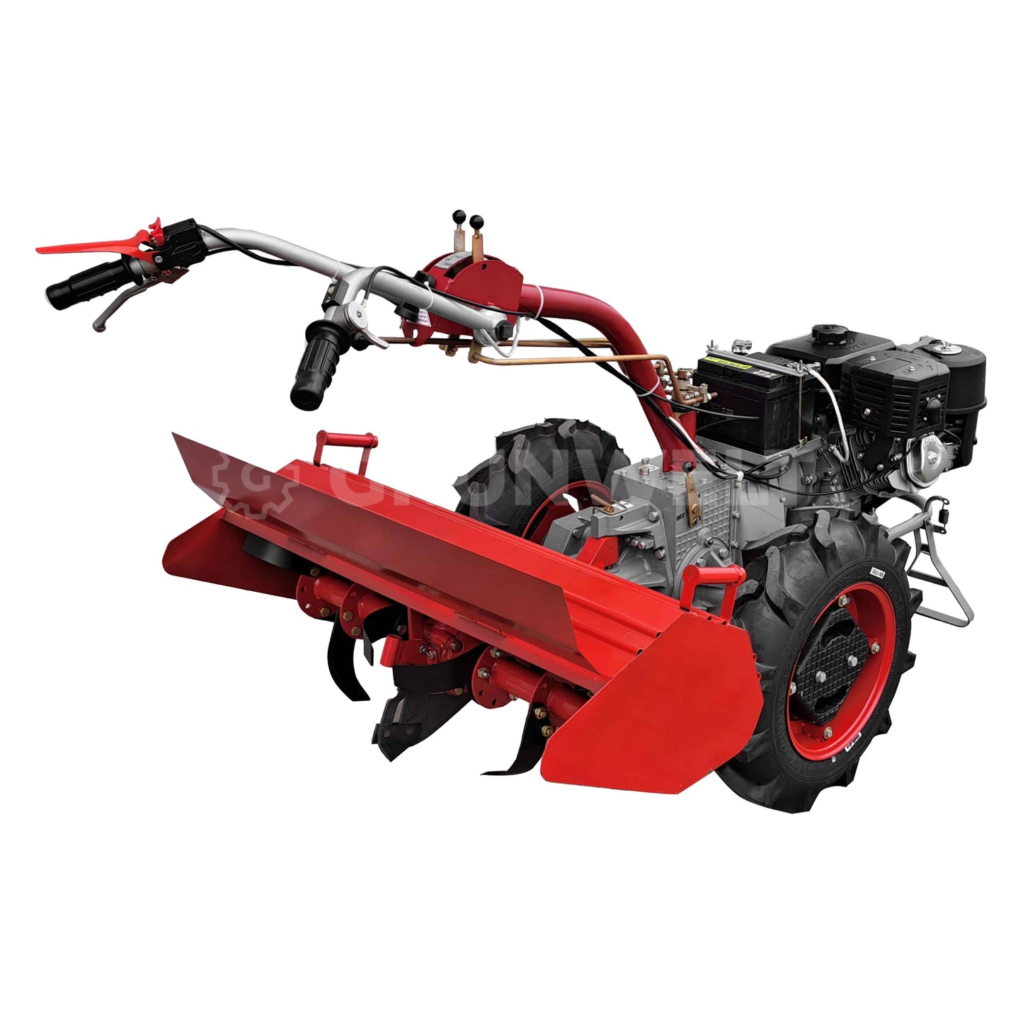 Одноколесный мотоблок Motor-Sich MS113E SET с почвенной фрезой Motor-Sich MS-KRN-2V