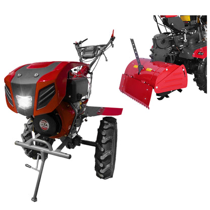 Motorhacke Weima WM1100BE-6 DIFF Deluxe SET mit Bodenfräse (ohne Getriebe- und Motoröl)