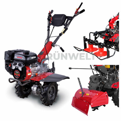 Rototiller Weima WM1000N-6 SET with rotary mower and active soil cultivator (without gearbox and engine oil)