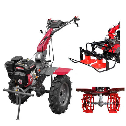 Rototiller Weima WM1100C-6 Deluxe SET with rotary mower and iron wheels (without gearbox and engine oil)