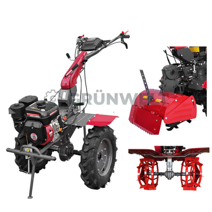 Motorhacke Weima WM1100C-6 Deluxe mit Bodenfräse und Eisenrädern (ohne Getriebe- und Motoröl)