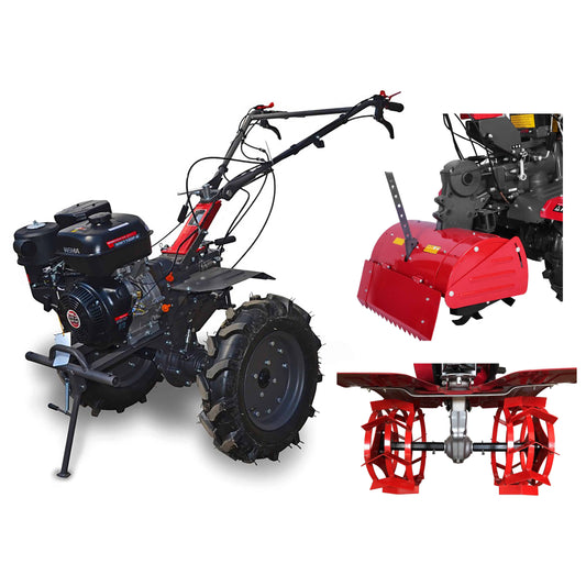 Motorhacke Weima WM1100FE-6 DIFF SET mit Bodenfräse und Eisenrädern (ohne Getriebe- und Motoröl)