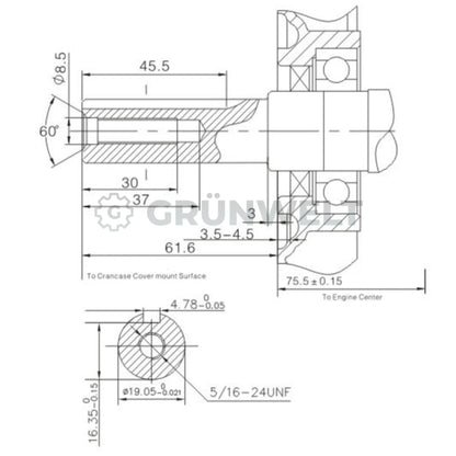 Benzinmotor Loncin G200F/R
