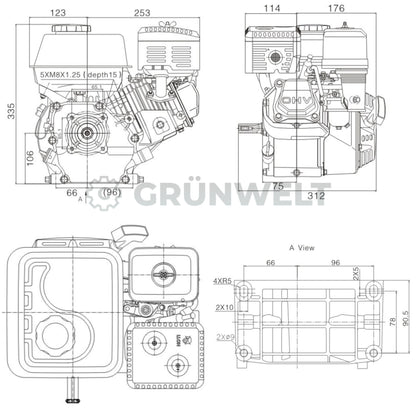 Benzinmotor Loncin G200F/R