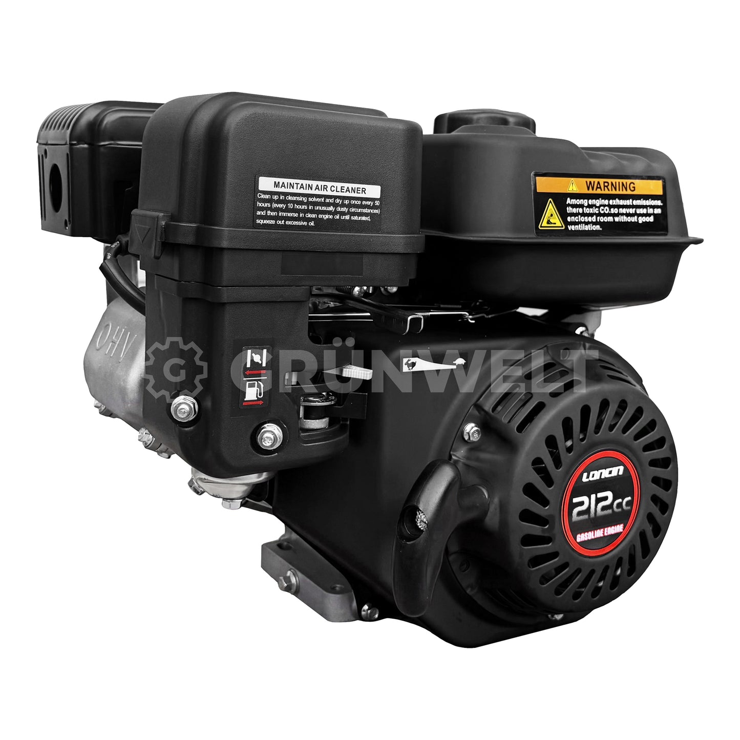 Benzinmotor Loncin G210F / Schaft: 20 mm