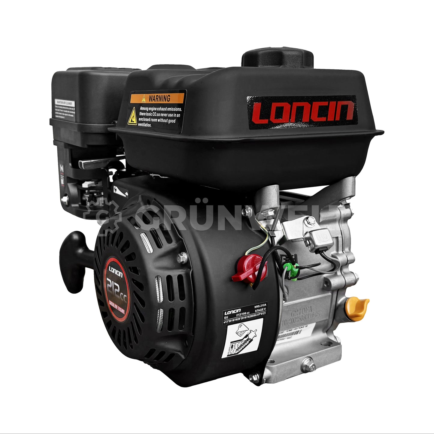 Benzinmotor Loncin G210F / Schaft: 20 mm