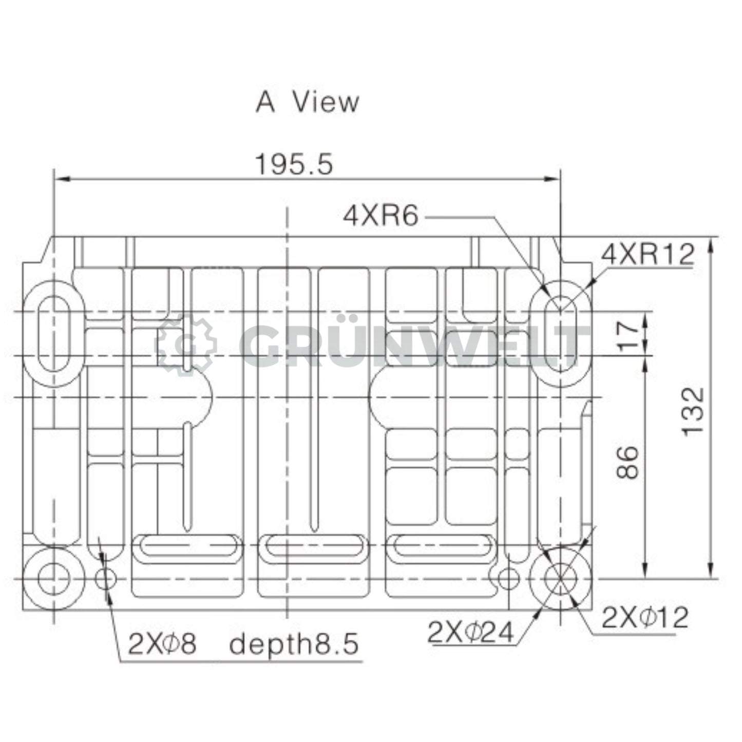 Benzinmotor Loncin G420FD