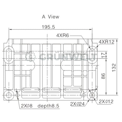 Benzinmotor Loncin G420FD