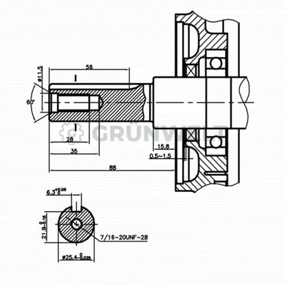 Benzinmotor Loncin G420FD/C