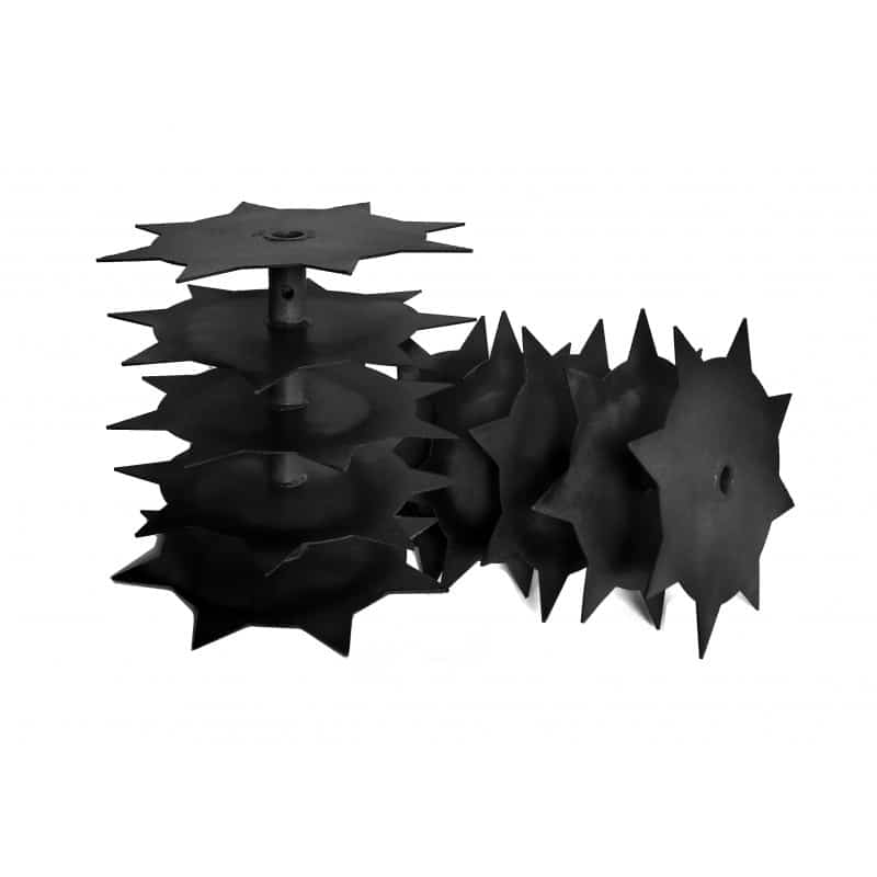 Vertikutierer für Motorhacke mit Achsdurchmesser 20 mm