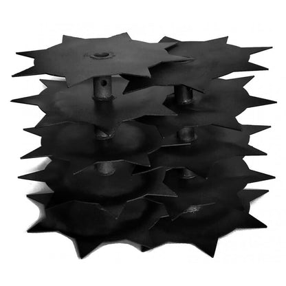 Vertikutierer für Motorhacke mit Achsdurchmesser 20 mm