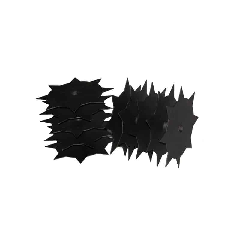 Vertikutierer für Motorhacke mit Achsdurchmesser 25 mm