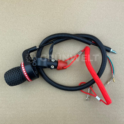 Gasgriff mit Zündschloss für Außenbordmotor Grünwelt GW-170FC