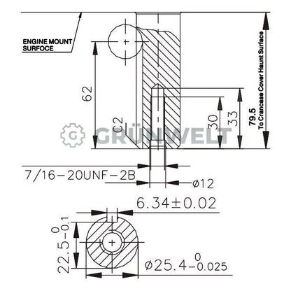 Benzinmotor Grünwelt GW-1P90F