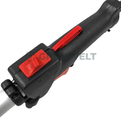 5in1 Motorsense Benzin Rasentrimmer Freischneider Hochentaster Heckenschere Multitool Grünwelt GW-44F-5A