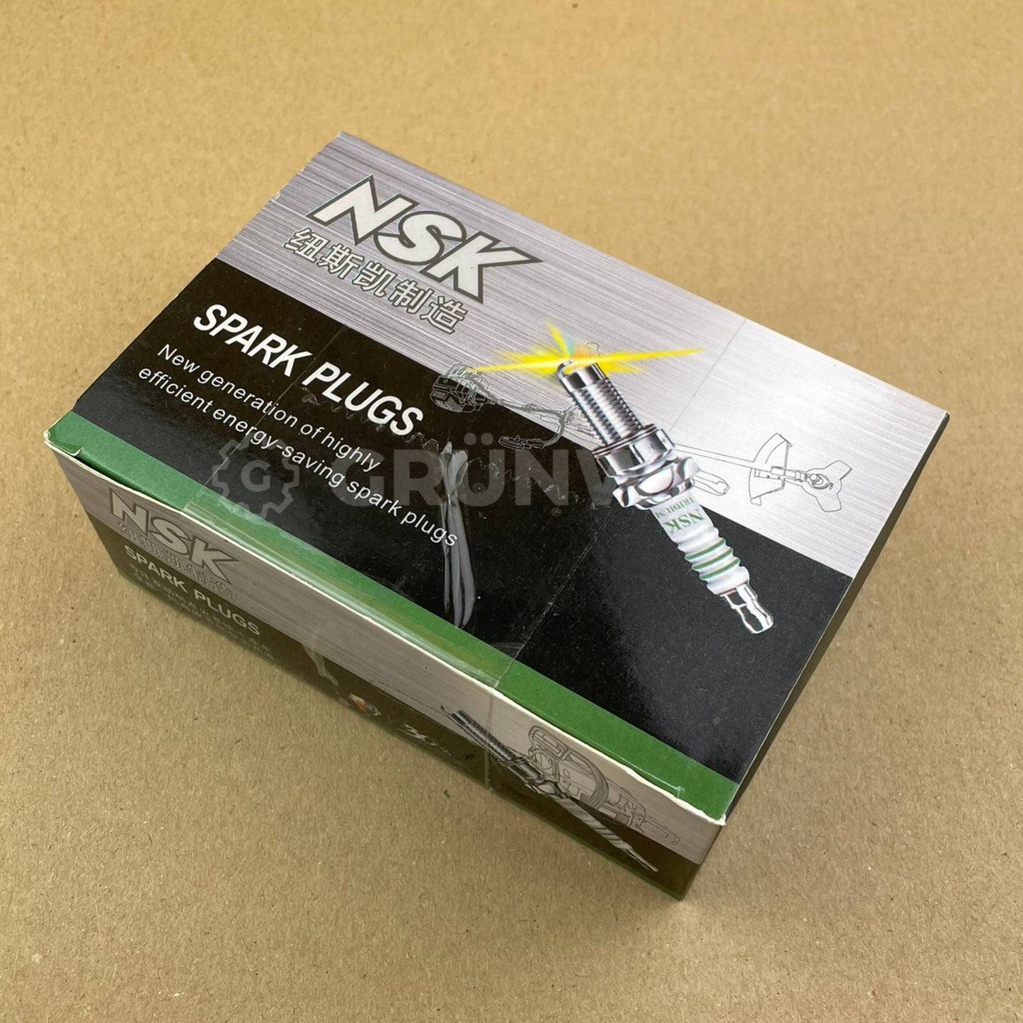 Zündkerzenbox (10 Stück) für Außenbordmotor Grünwelt GW-600WK