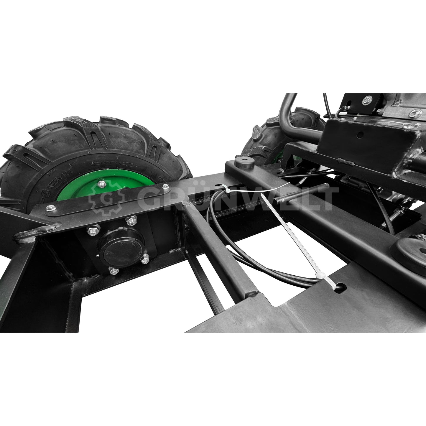 Mini-Dumper Grünwelt GW-BR400, Raddumper, Vierradantrieb