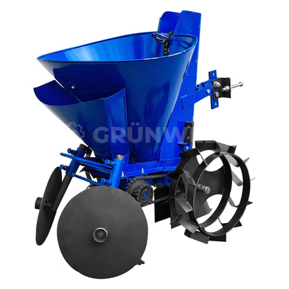 Kartoffelpflanzer mit Einstellung von Pflanzabstand und mit Düngenkontainer Grünwelt GW-KL04B