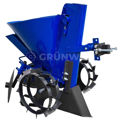 Kartoffelpflanzer mit Einstellung von Pflanzabstand und mit Düngenkontainer Grünwelt GW-KL04B