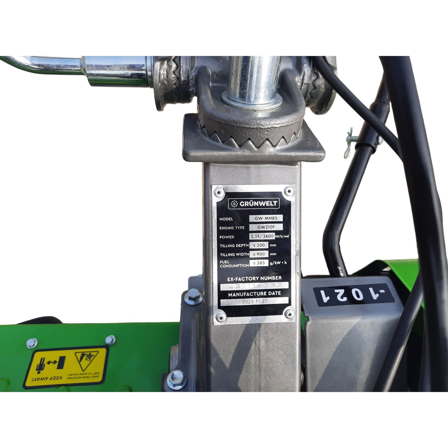 Motorhacke Grünwelt GW-MH85 (ohne Getriebe- und Motoröl)