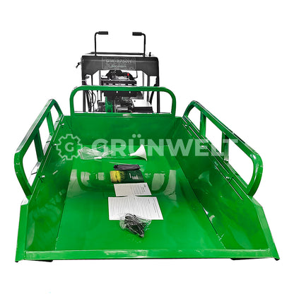 Mini-Raupendumper Grünwelt GW-B750BH (Diesel, E-Starter und Standplattform)