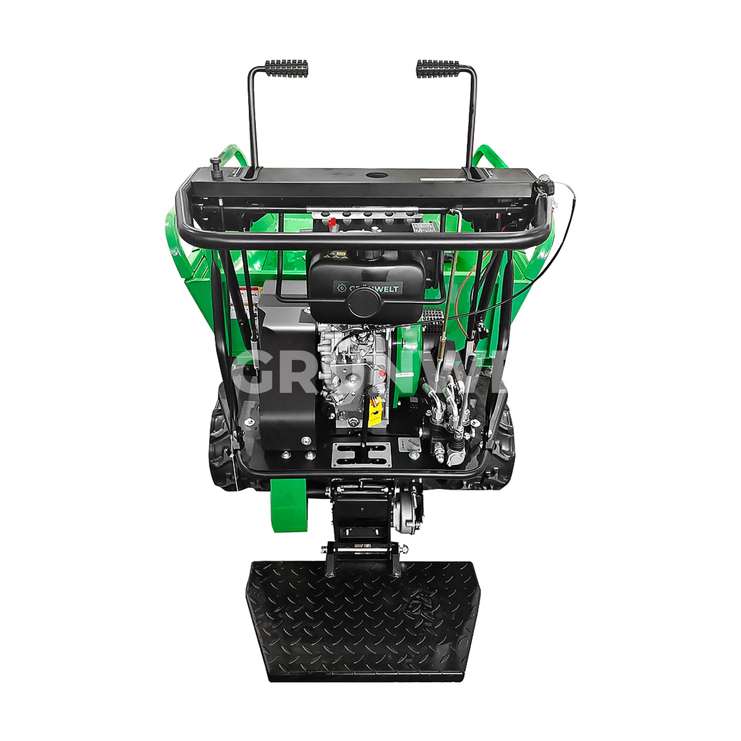 Mini-Raupendumper Grünwelt GW-B750BH (Diesel, E-Starter und Standplattform)