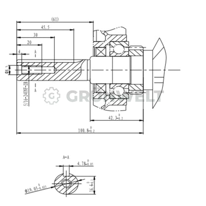 Benzinmotor Grünwelt GW170-Q