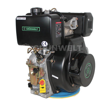 Dieselmotor Grünwelt GW192FE mit Ölbadluftfilter