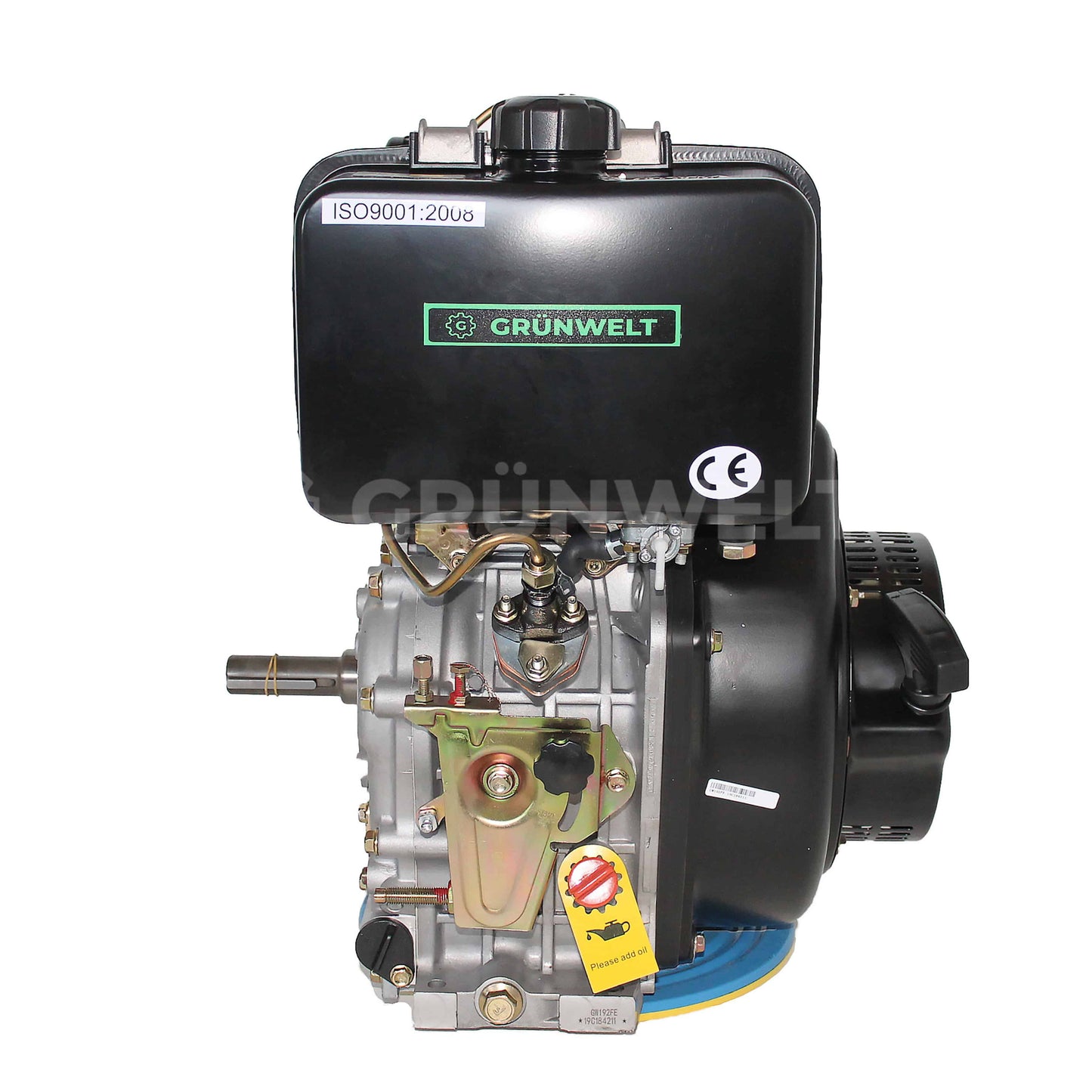 Dieselmotor Grünwelt GW192FE mit Ölbadluftfilter