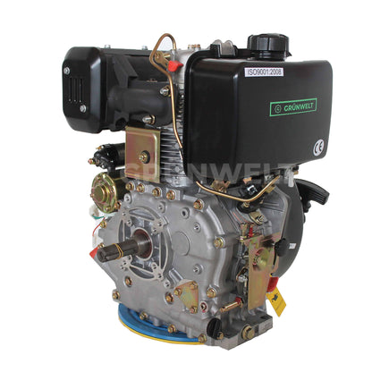 Dieselmotor Grünwelt GW192FE mit Ölbadluftfilter