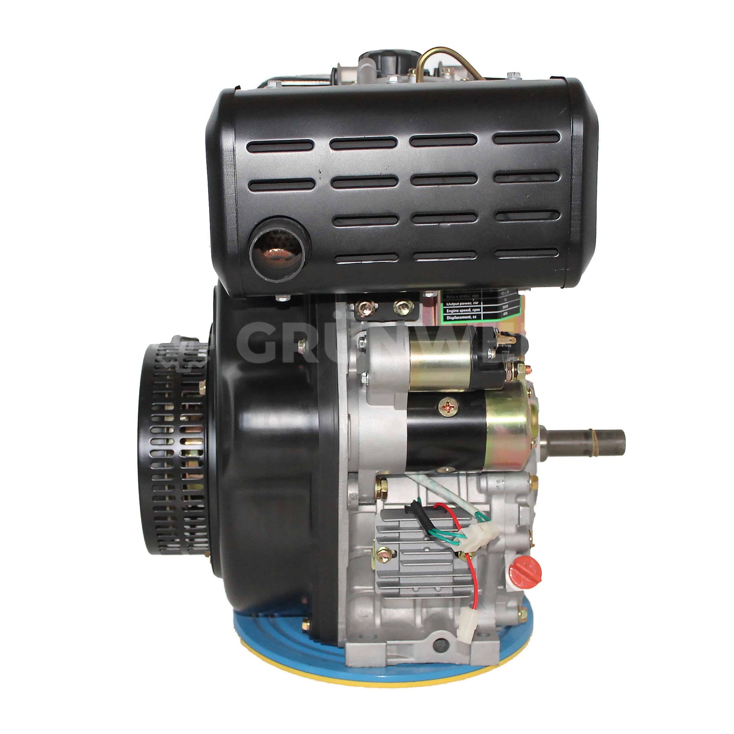 Dieselmotor Grünwelt GW192FE mit Ölbadluftfilter