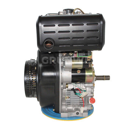 Dieselmotor Grünwelt GW192FE mit Ölbadluftfilter