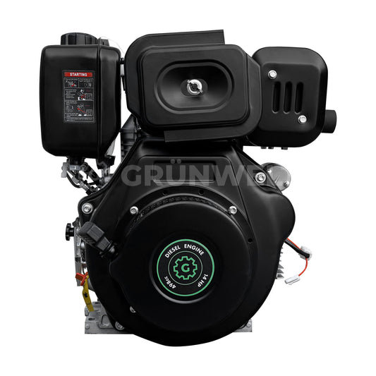 Dieselmotor Grünwelt GW192FE mit Papierluftfilter