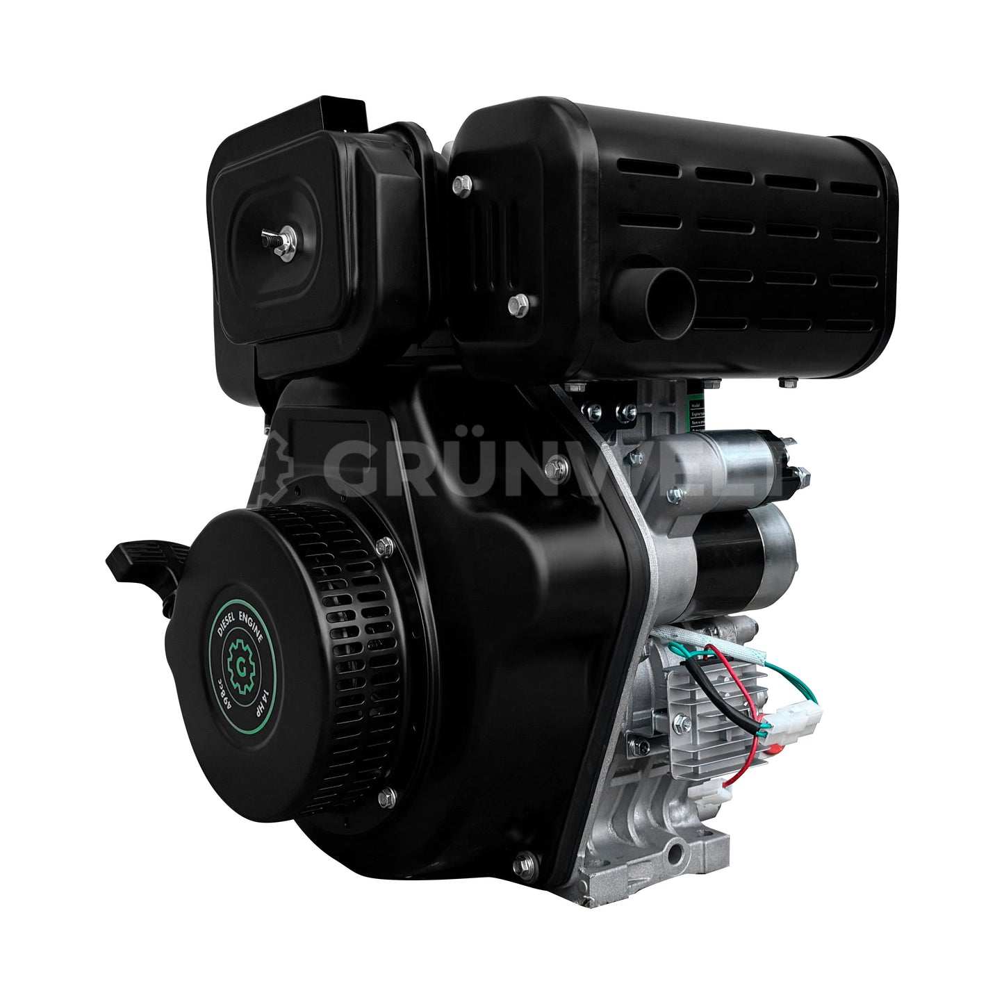 Dieselmotor Grünwelt GW192FE mit Papierluftfilter