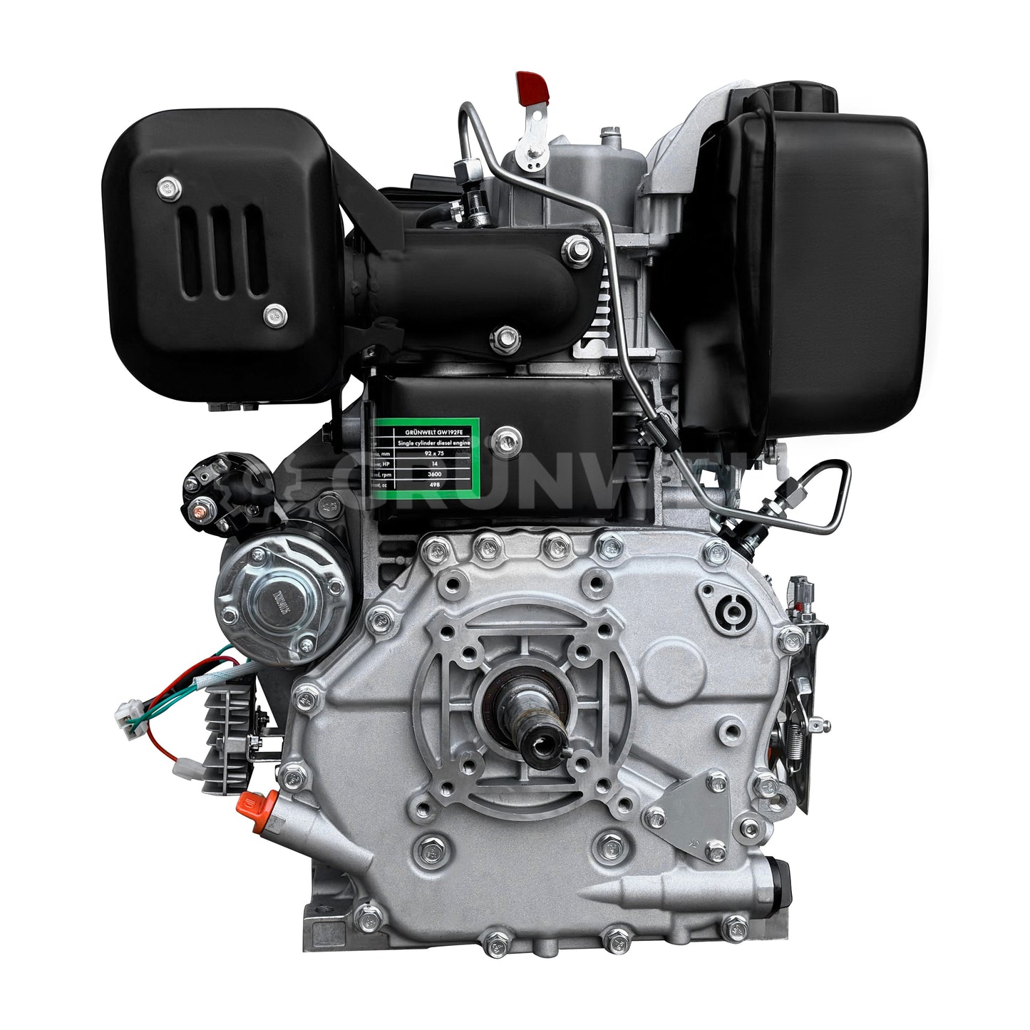 Dieselmotor Grünwelt GW192FE mit Papierluftfilter