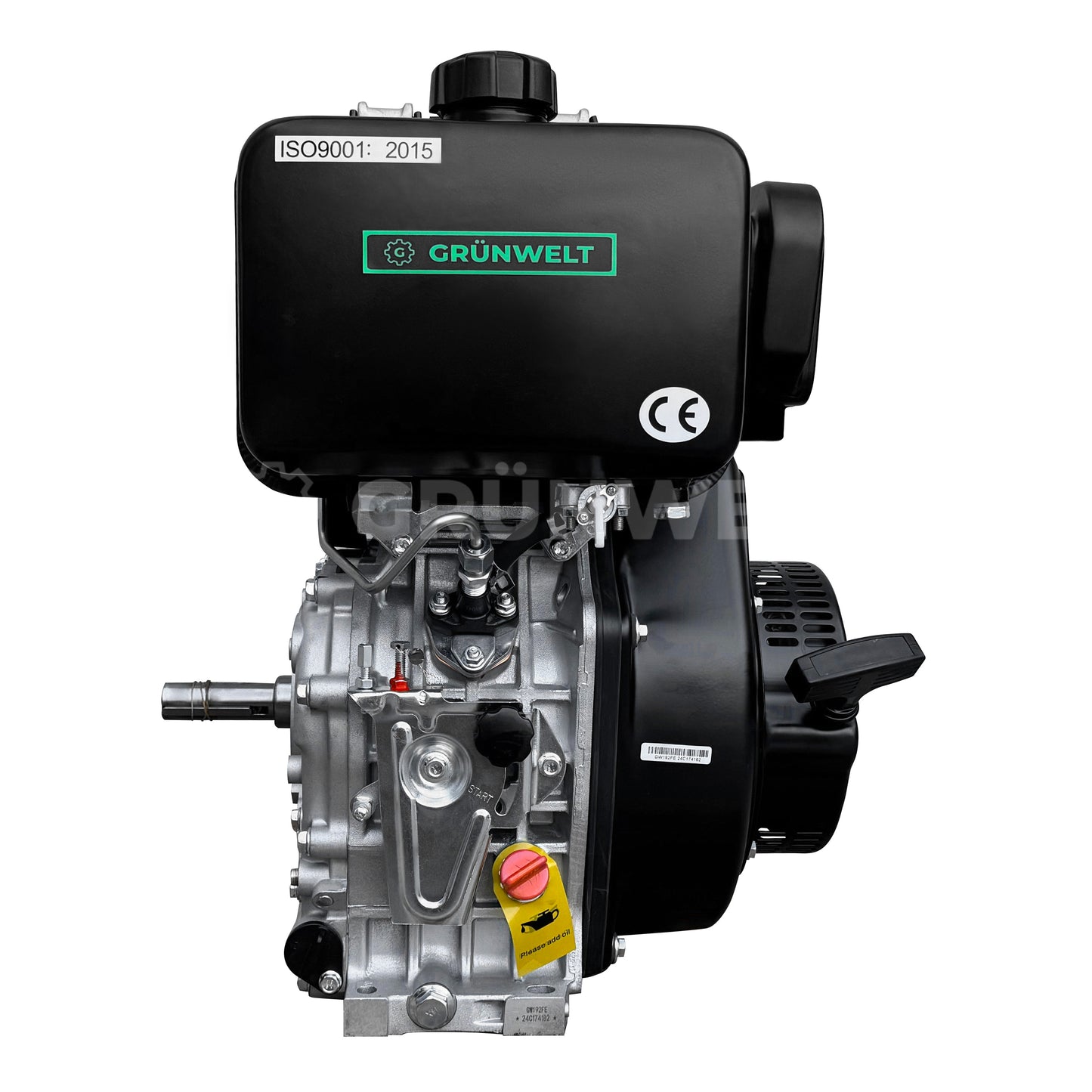 Dieselmotor Grünwelt GW192FE mit Papierluftfilter