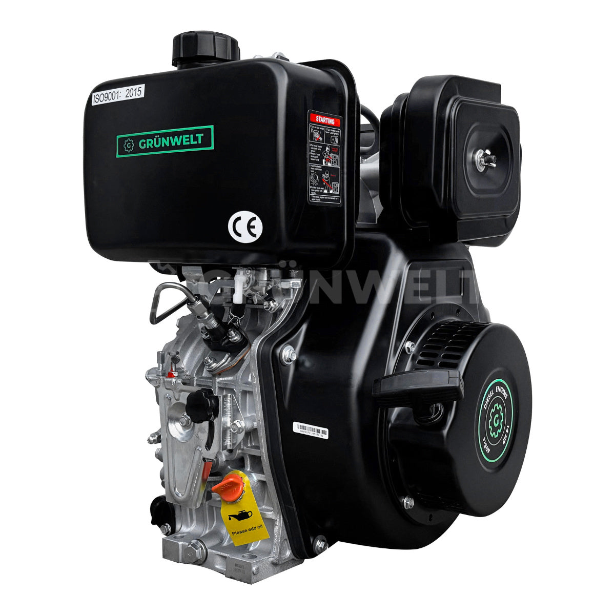 Dieselmotor Grünwelt GW192FE mit Papierluftfilter